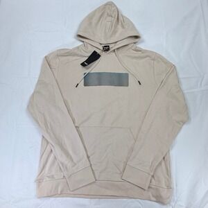 Oakley B1B Box Hoodie Mens XXL Sand Beige Graphic Pullover Sweatshirt FOA406175